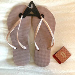 Havaianas Slim flip flops in Rose US 7/8 EU 37-38